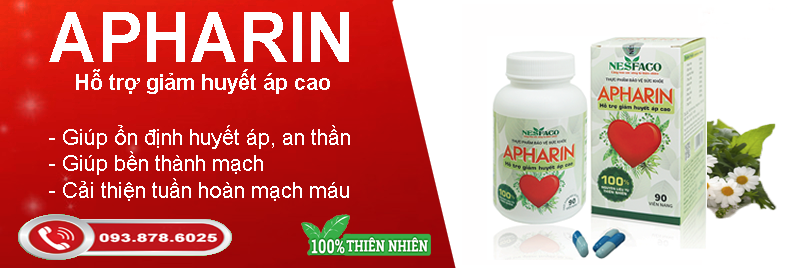Combo 4 Tặng 2 Hộp Thảo Dược Cao Huyết Áp Apharin  - Liệu Trình 3 Tháng