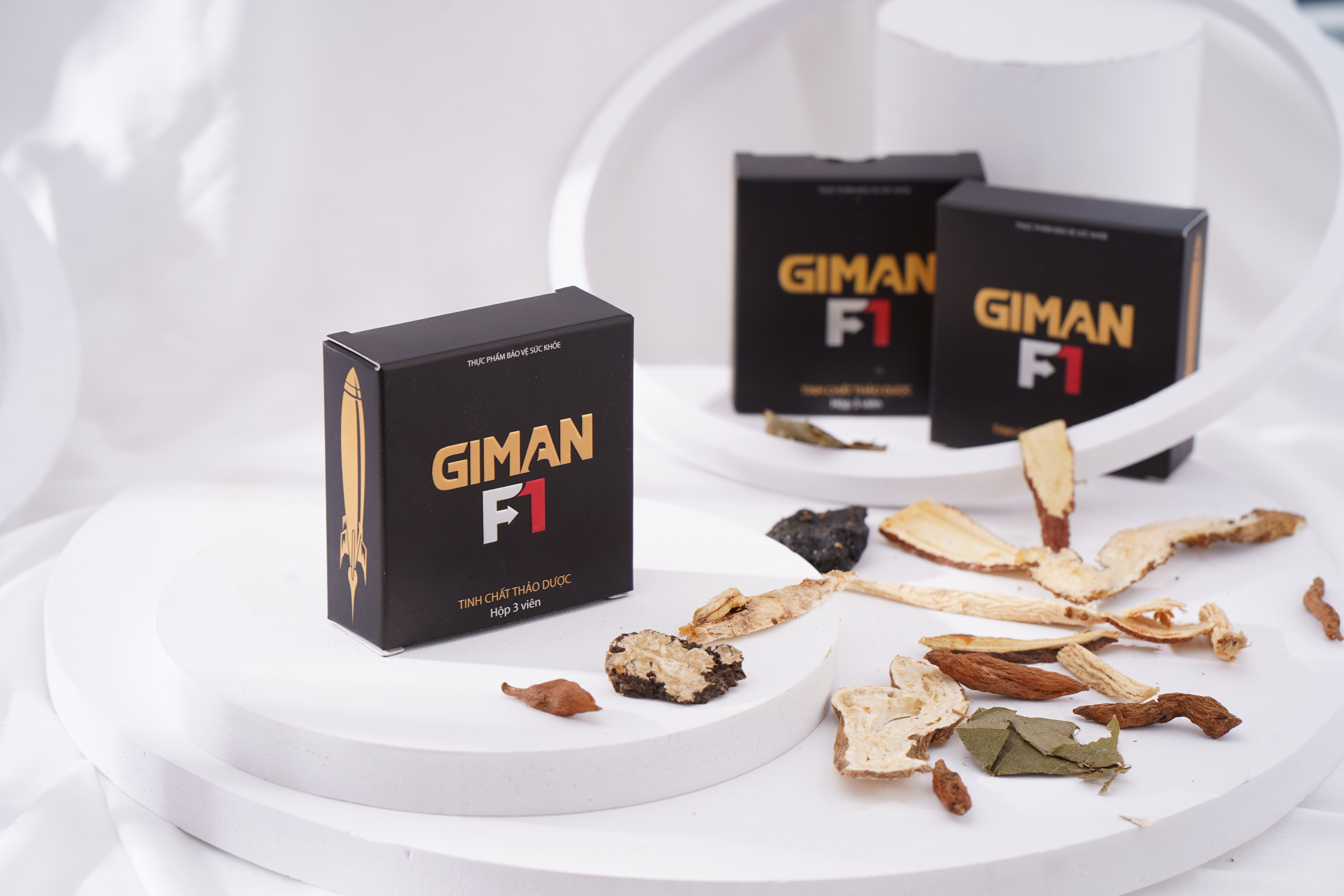 GIMAN F1 - Tăng cường sinh lý nam, bổ thận tráng dương, tăng tiết Testostron nội sinh - Hộp 3 viên 1