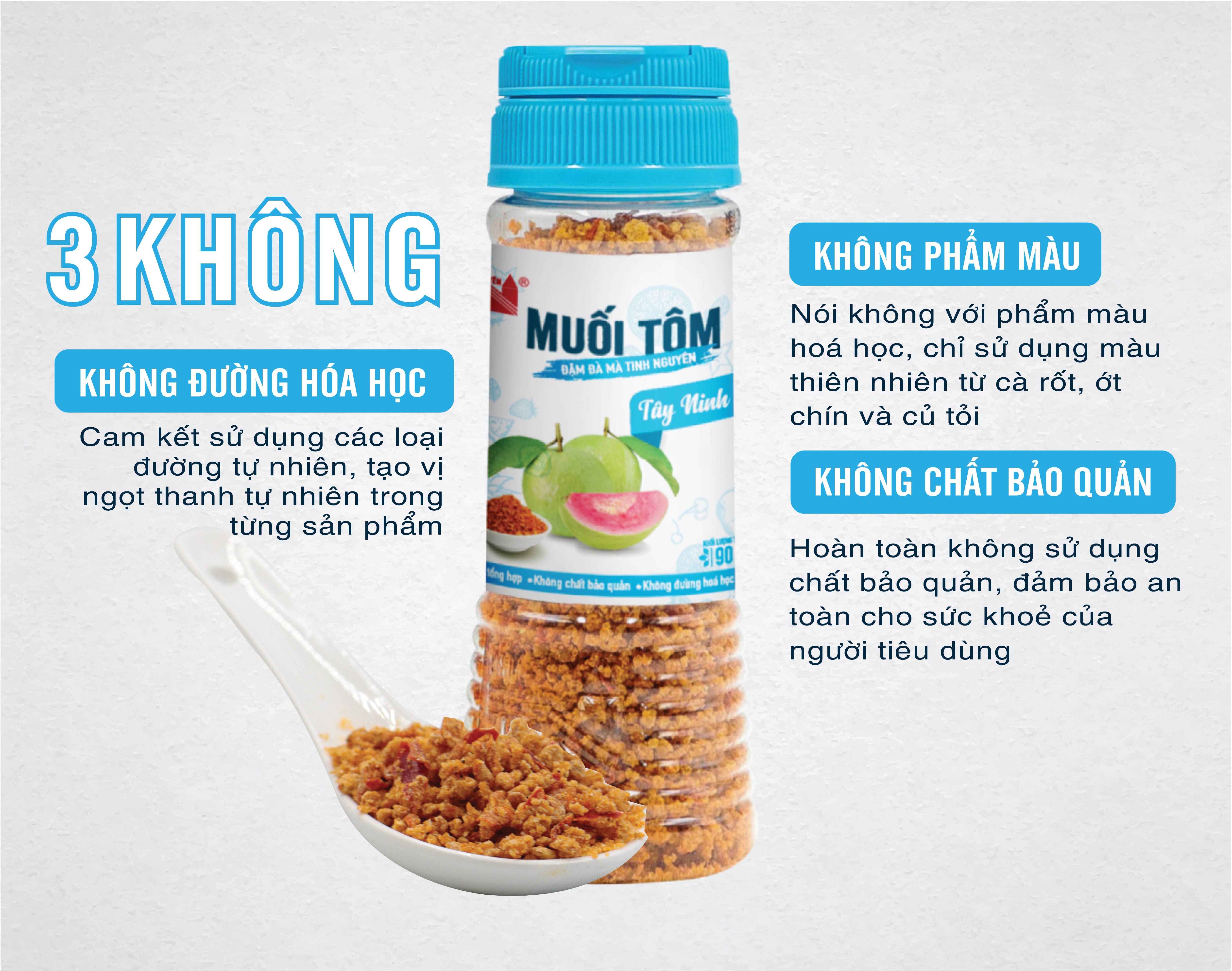 Muối Tôm Tây Ninh Tinh Nguyên (90g)