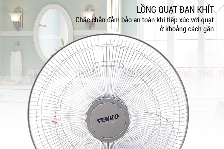 Quạt treo tường 2 dây SENKO TC1626 - Hàng Chính Hãng