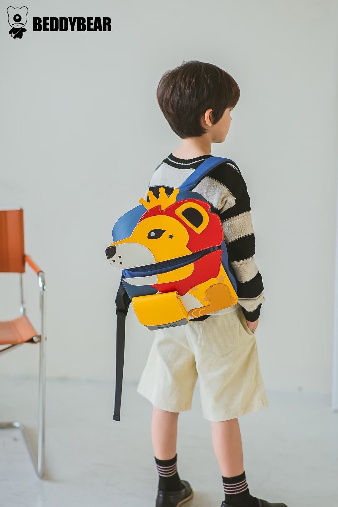 Balo Trẻ em từ 5 tuổi Beddybear Cute Bag 2.0 Phù hợp cho bé trai gái học Mẫu giáo chuẩn bị vào lớp 1 .Thiết kế chống gù, Chất liệu da PU hạn chế thấm nước