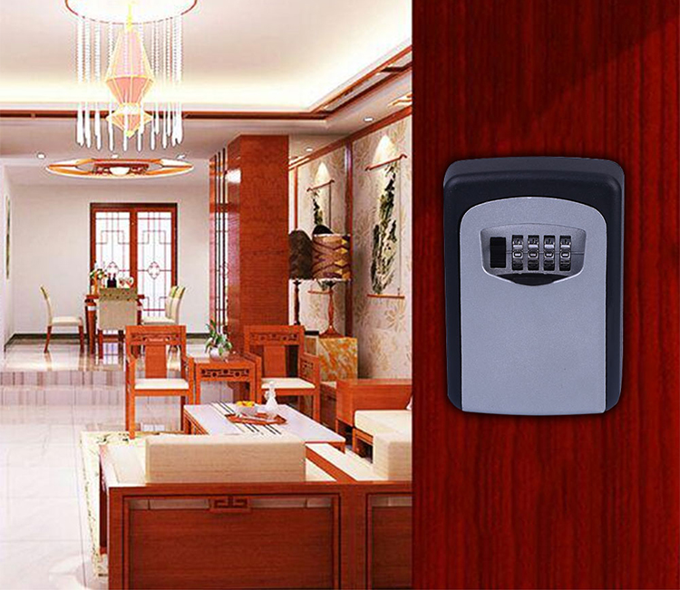 Security 4-Digit Password Combination Locks Key Holder Lockbox Lock Box
