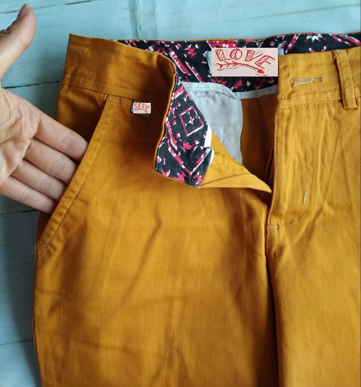 Quần kaki nữ dáng lửng nhiều màu đẹp 3