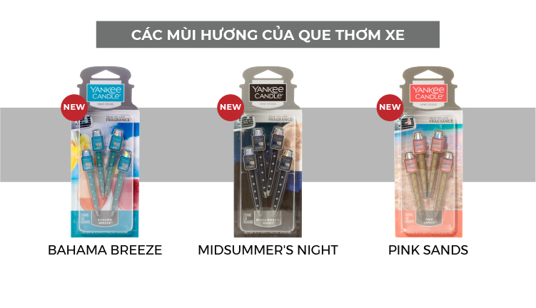 Que Thơm Xe Yankee Candle - Bahama Breeze