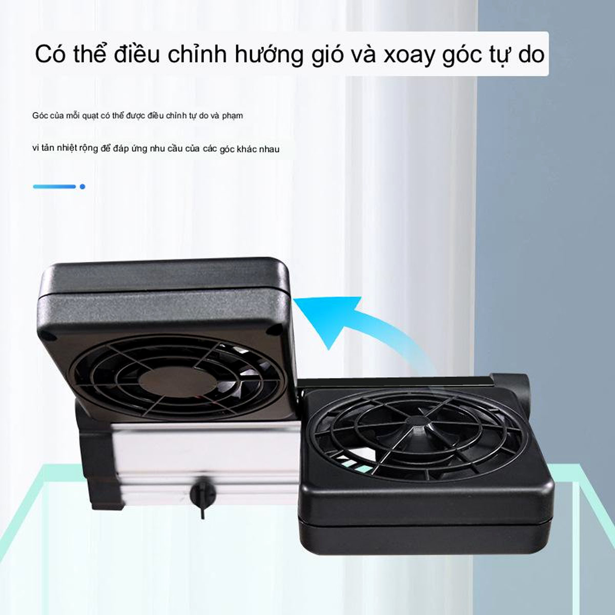 Quạt làm mát bể cá 40 - 60cm 2 Quạt