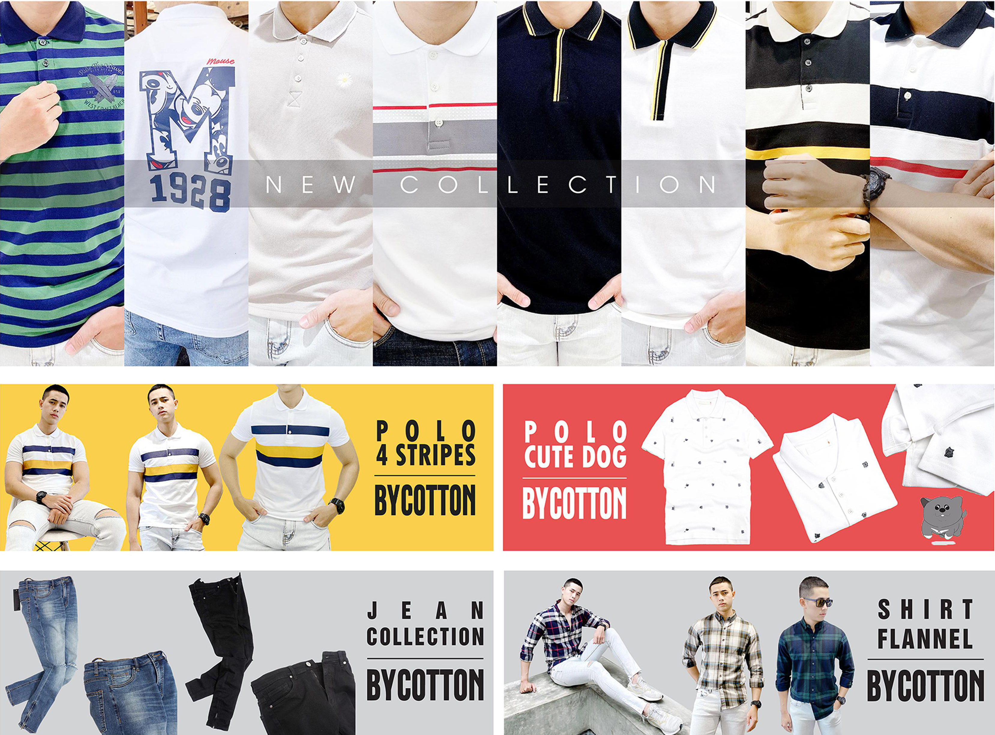 ÁO THUN NAM | ÁO THUN POLO | ÁO THUN CÓ CỔ | ÁO THUN CỔ TRÒN | ÁO THUN CAO CẤP | BYCOTTON 