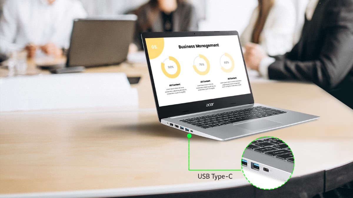 Laptop Acer Aspire 5 A515-55-55JA NX.HSMSV.003 (Core i5-1035G1/ 4GB/ 512GB SSD/ 15.6 FHD/ Win10) - Hàng Chính Hãng