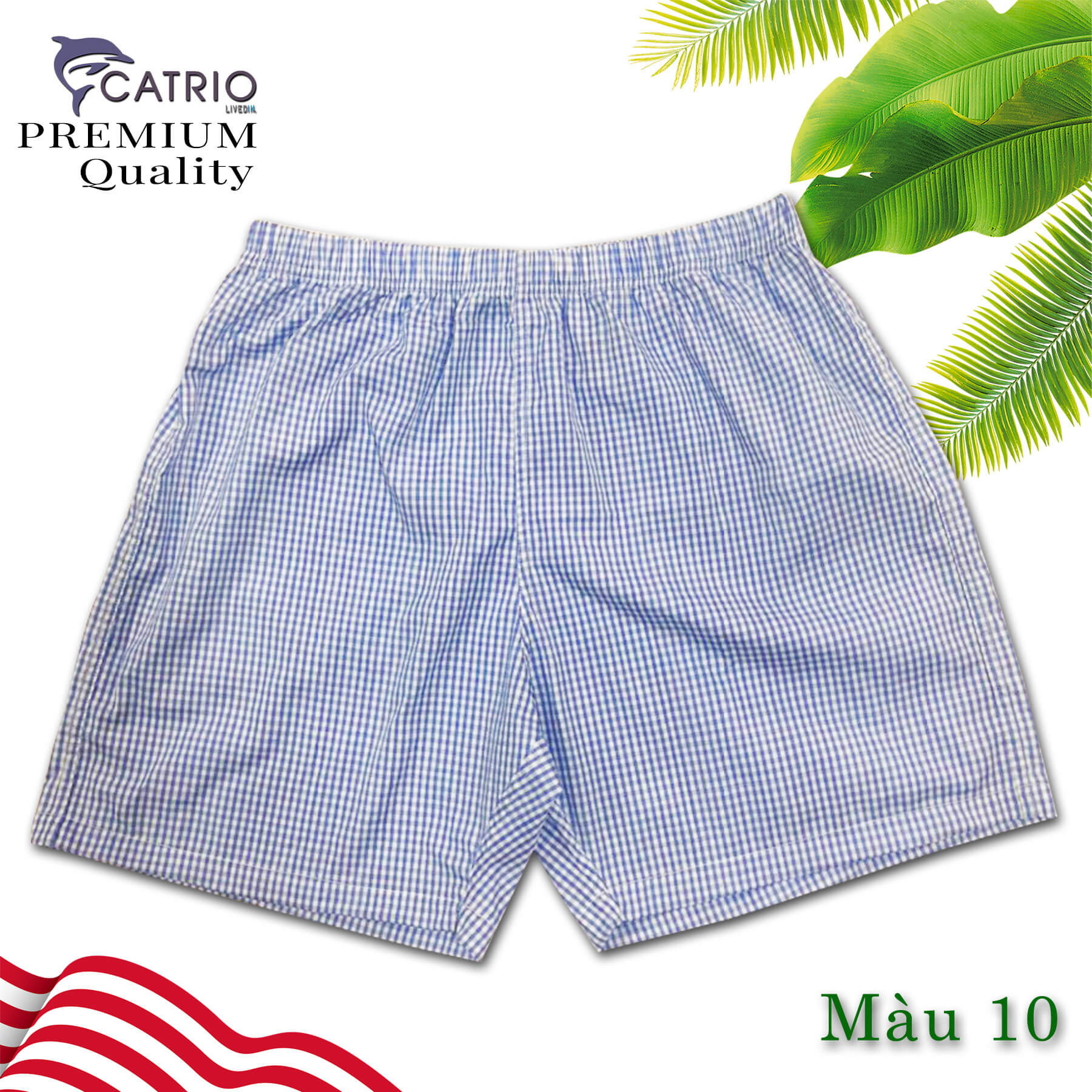 QUẦN ĐÙI COTTON NAM CATRIO màu 10 CHO NGƯỜI TỪ 40KG 50KG ĐẾN 83KG LÀ QUẦN ĐÙI NAM ĐƯỢC LÀM TỪ VẢI ÁO SƠ MI THUỘC BST QUẦN SHORT ÁO PHÔNG MÙA HÈ CATRIO 2021 7