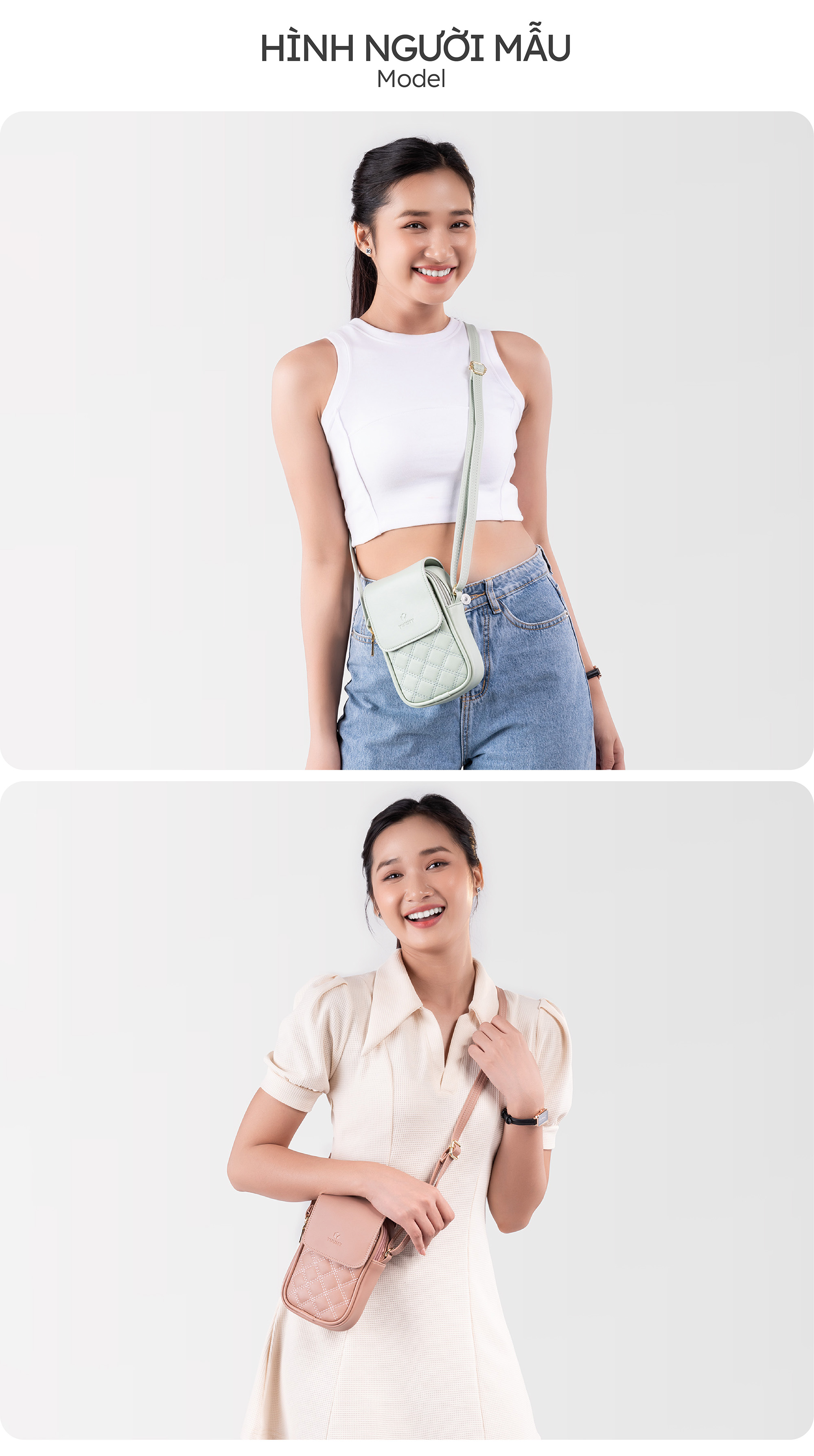 Túi Yuumy ( Thời trang nữ đi chơi size 11 - Túi đeo chéo da Seasand YN150 )