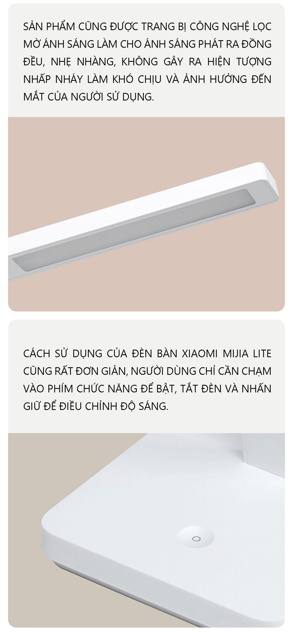 Đèn Bàn Xiaomi Mijia lite 2020 Chống Cận