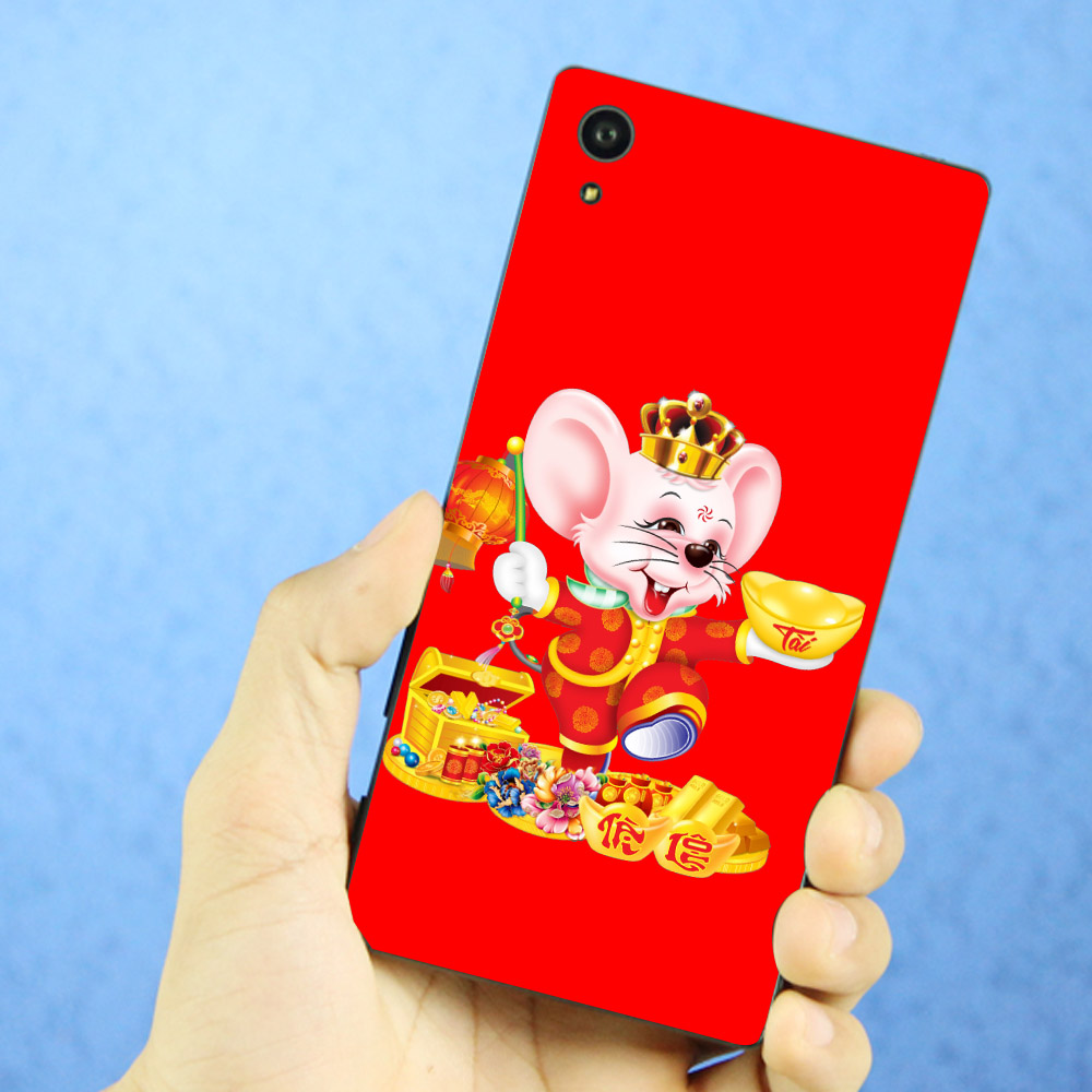 Ốp điện thoại dành cho máy Sony Xperia XA1 - Chuột chúc tết mã 11 MS CCTM11