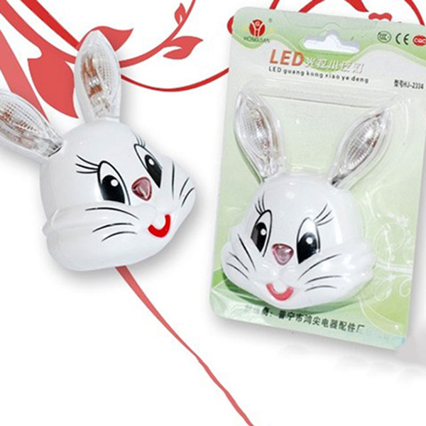 Đèn Ngủ Cảm Ứng Hình Con Thỏ (Màu Trắng)