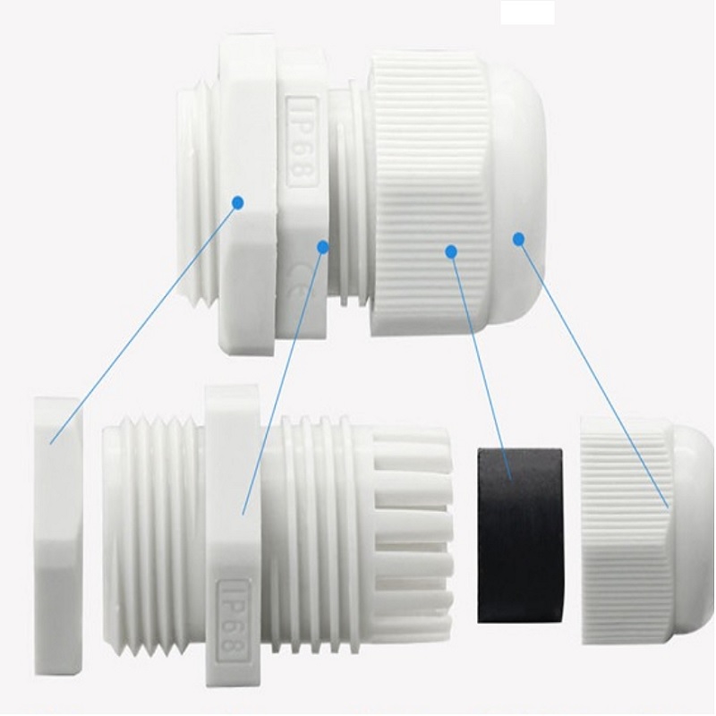 ốc siết cáp nhựa cấu tạo