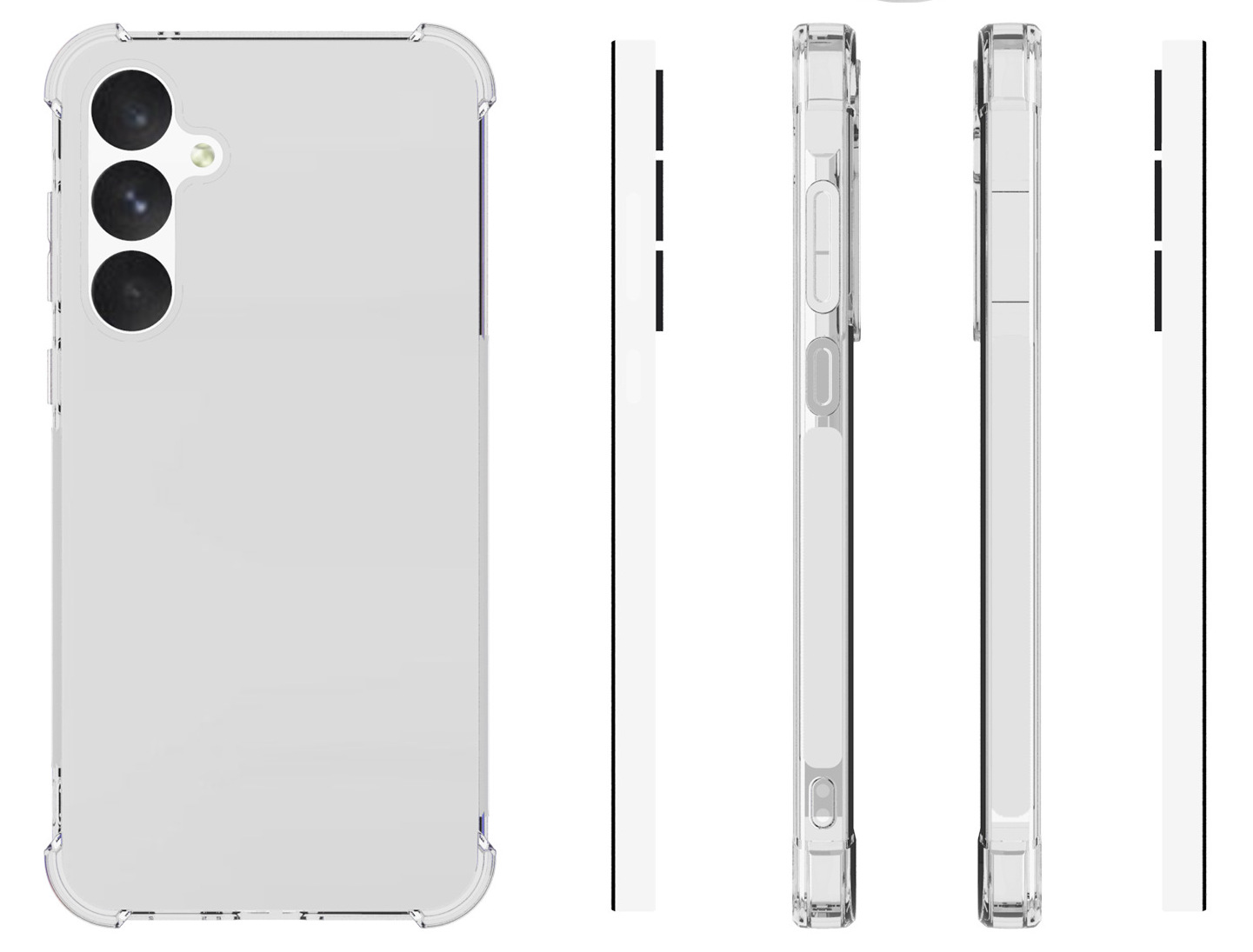 Ốp lưng dành cho Samsung Galaxy A54 5G, A34 5G, A24 , A14/A14 5G, A04s dẻo trong ôm sát chống sốc 4 góc bảo vệ camera cao cấp - Hàng chính hãng