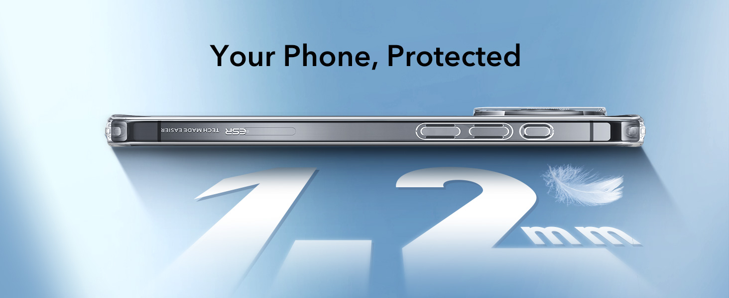 Ốp Lưng cho iPhone 16 Pro / iPhone 16 Pro Max ESR Zero Clear Case HaloLock - Hàng Chính Hãng