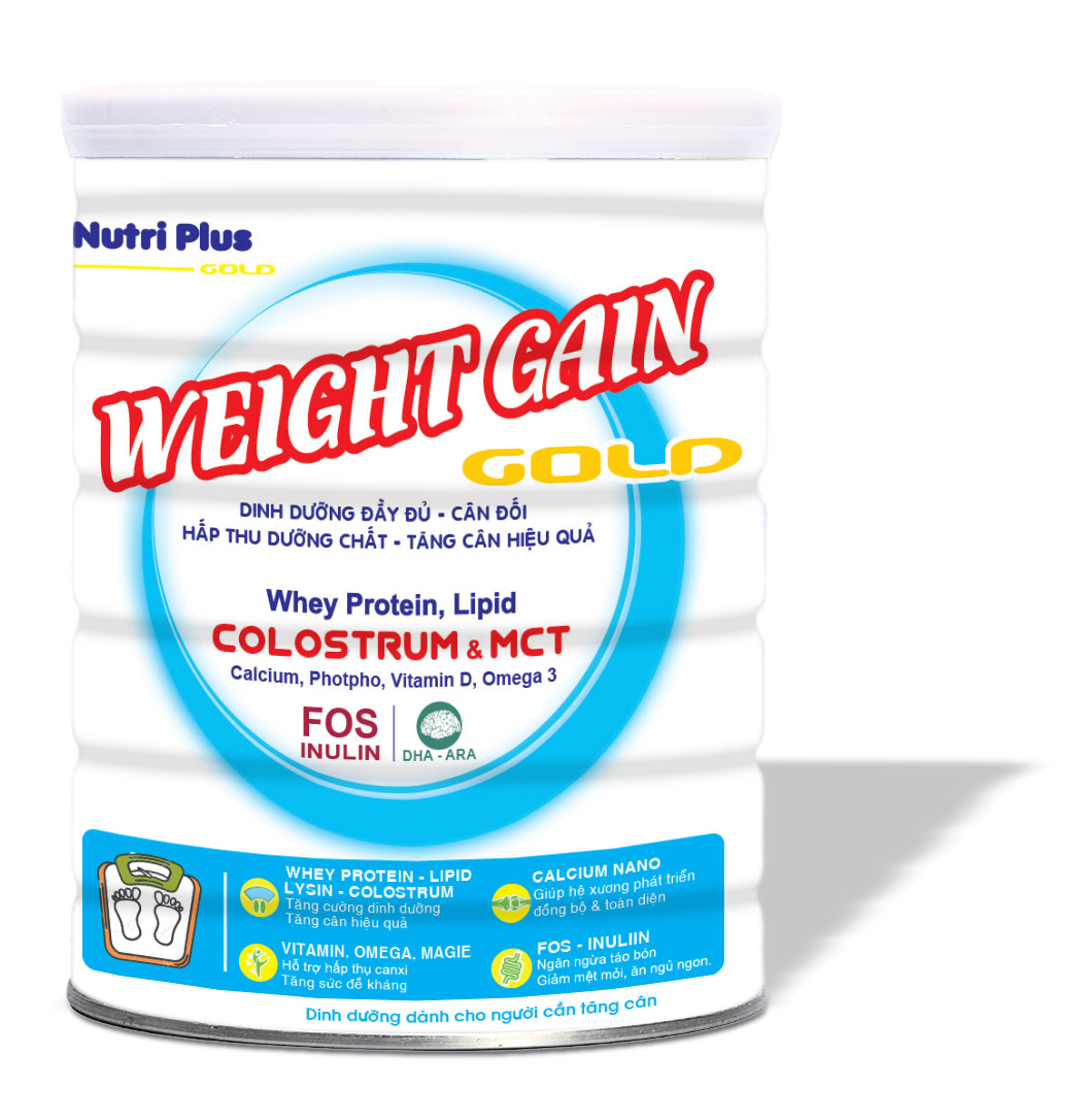 Sữa bột dinh dưỡng Nutri Plus Weight Gain dành cho người gầy, tăng cân hiệu quả Sunbaby NTSBTH2019 1