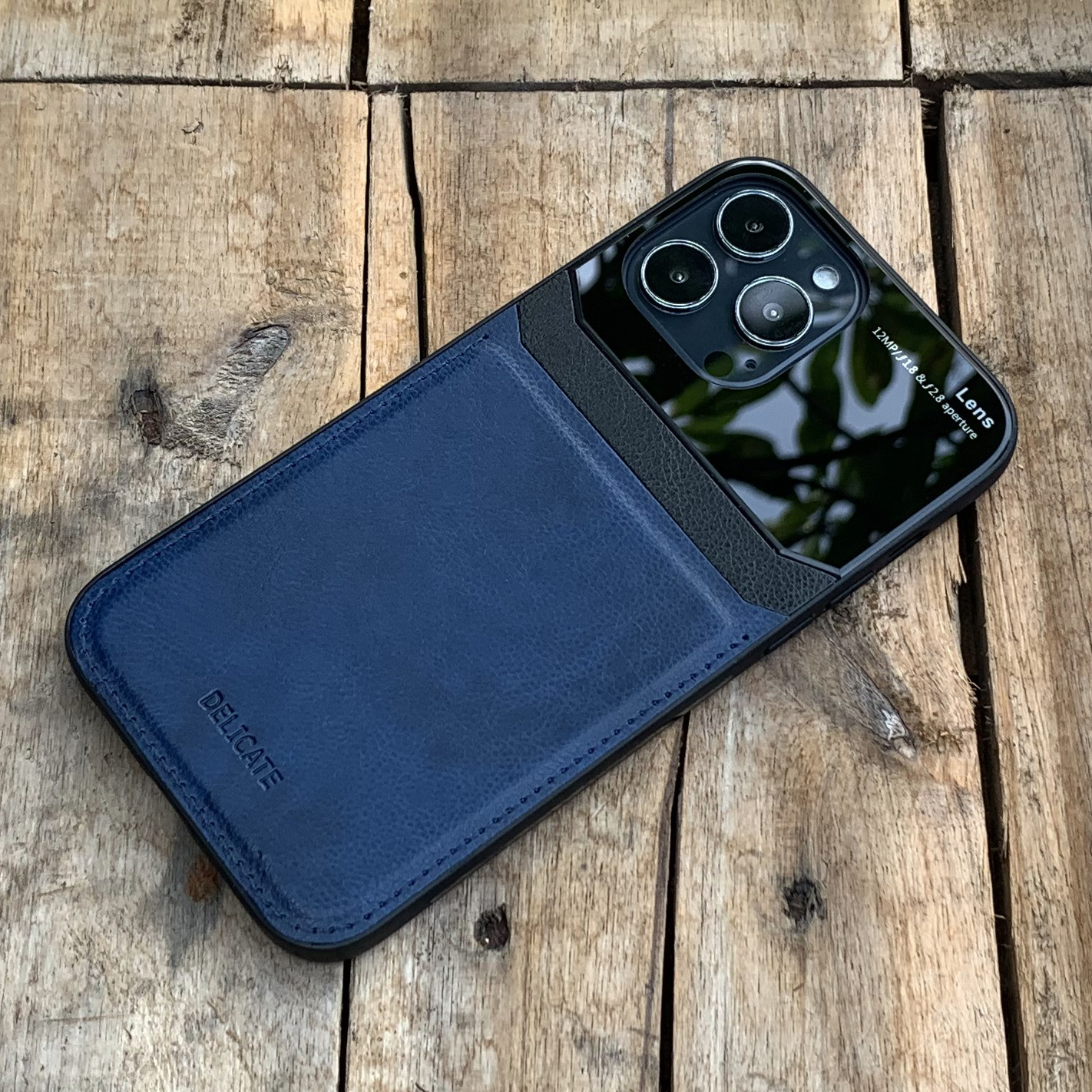 Ốp lưng da thời trang kết hợp MICA dành cho iPhone 13 / 13 Pro / 13 Pro Max / 13 Mini - Hàng nhập khẩu