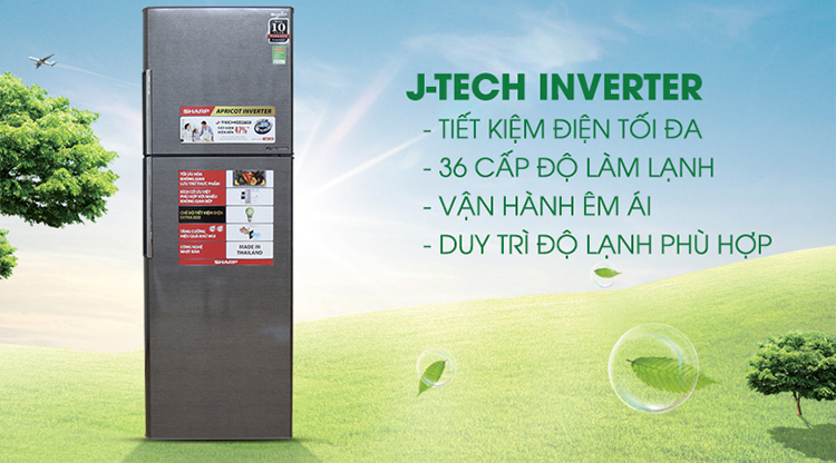 Tủ Lạnh Inverter Sharp SJ-X346E-DS (315L) - Hàng chính hãng