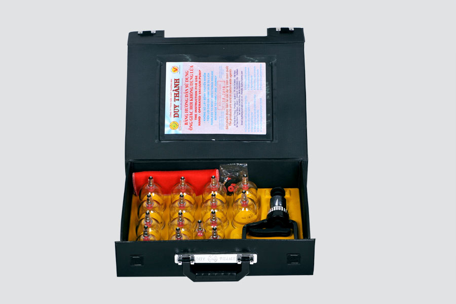 Bộ Giác Hơi Không Dùng Lửa Duy Thành YGH02 15 Ống