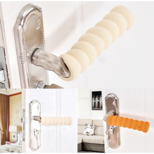 Miếng bọc tay nắm cửa đa năng bằng mút xốp bọt biển chống va chạm, an toàn và bảo vệ nhà cửa hiệu quả (giao màu ngẫu nhiên)