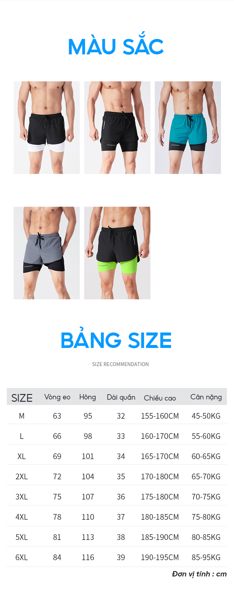 Quần short đùi thể thao ngắn tập gym , quần chạy bộ , đá bóng có lớp lót bó cơ chống lộ Cleacco C622 Bảo Hành 12 Tháng - Boro Sport