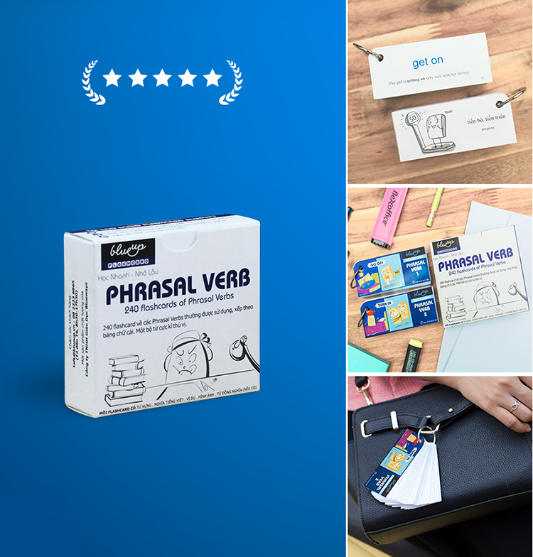 Flashcard Blueup Phrasal Verbs