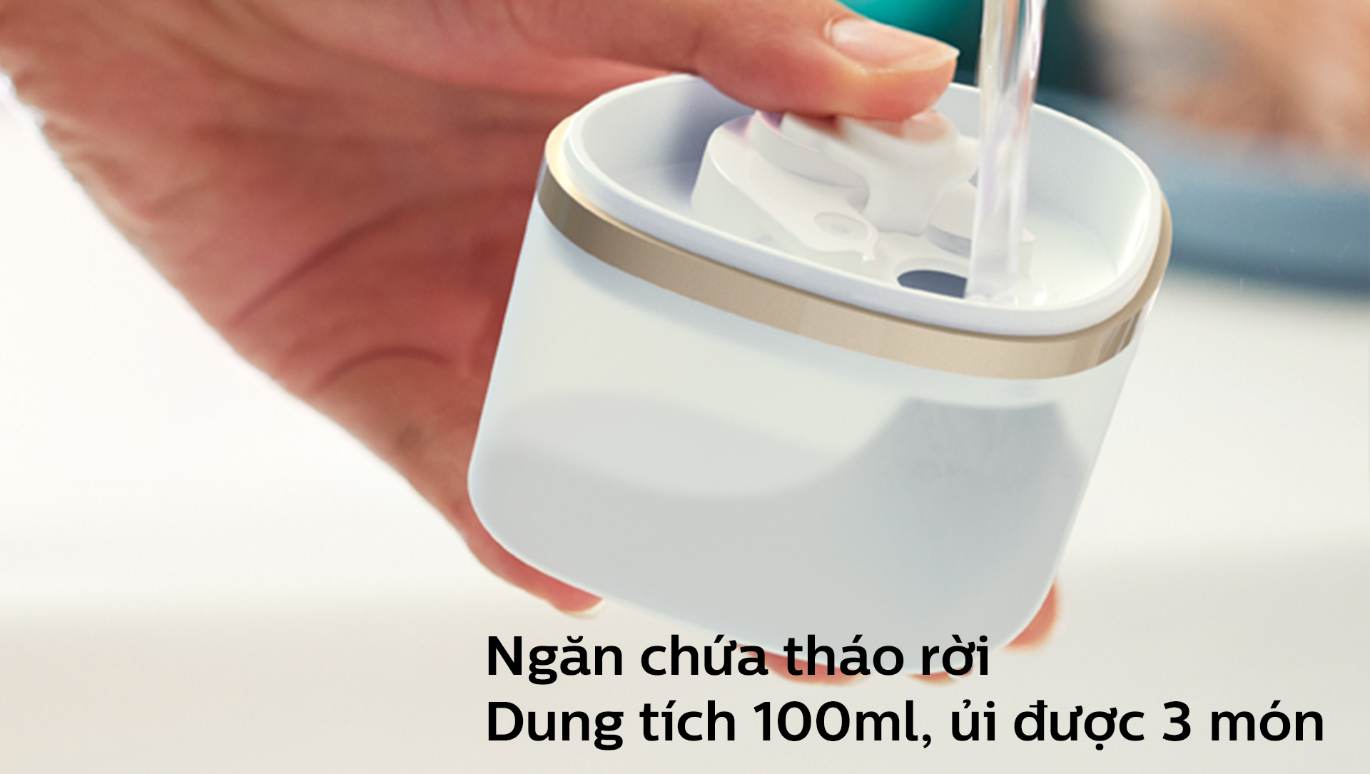 Bàn Ủi Hơi Nước cầm tay PHILIPS STH3020 /10 |1000W| gập lại được - Hàng Chính Hãng