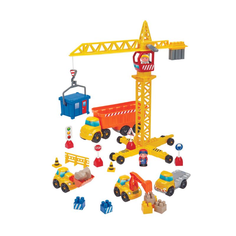 đồ chơi ecoiffier bộ khu công trường abrick 002999 2