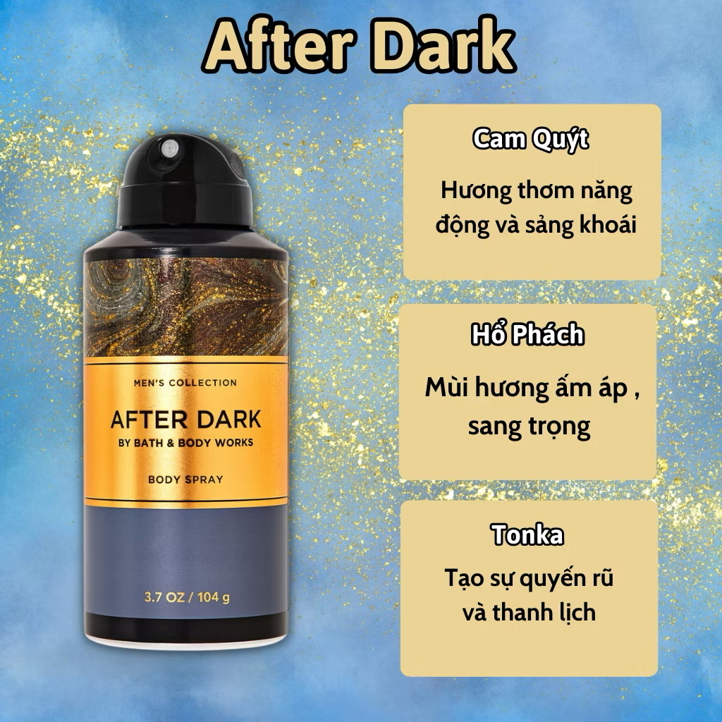 Body Mist Nam Bath And Body Work 104g - Body Spray Nam - Body Mist Nam Chính Hãng