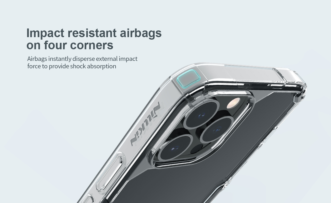 Ốp Lưng  dành cho iPhone 14 / 14 Plus/ 14 Pro / 14 ProMax Nillkin Nature TPU Pro- Hàng Chính Hãng