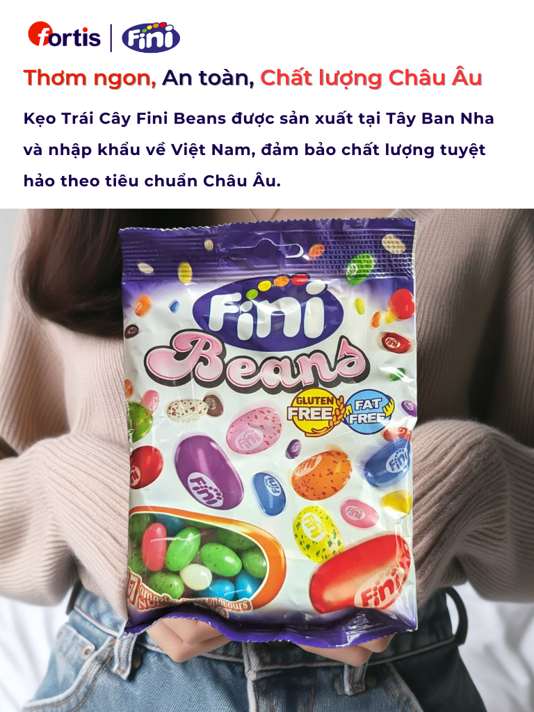 Kẹo Dẻo trái cây FINI Beans 85g