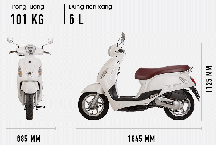 Kymco Like Mẫu Xe Ga 50cc Đang Làm Chao Đảo Người Dùng Việt