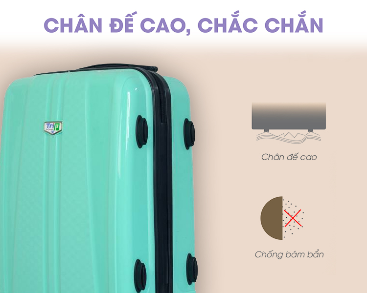 Vali Nhựa Dẻo TRIP PP103 - Xanh Ngọc