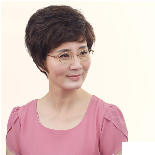 Tóc giả nữ trung niên cao cấp nguyên đầu, có rãnh da đầu, giống thật 99%, chất tơ cao cấp, chịu nhiệt tốt, bấm duỗi gội thoải mái