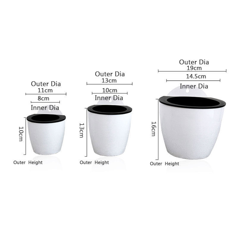 Chậu Cây Treo Tường Hấp Thụ Nước Tự Động Chậu Cây Treo Tường Hấp Thụ Nước Tự Động
