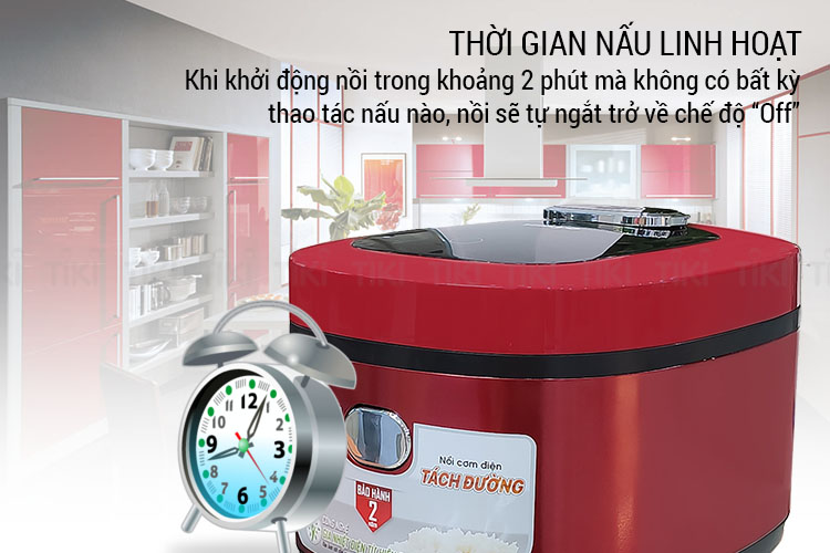 Nồi Cơm Tách Đường Điện Tử Yakyo TP-309 (5.0 Lít) - Hàng Chính Hãng
