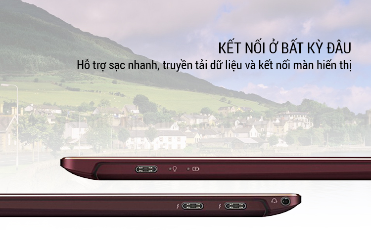 Laptop Asus Zenbook S UX391UA-ET081T Core i7-8550U/Win 10 (13.3" FHD IPS, 100% sRGB) - Hàng Chính Hãng