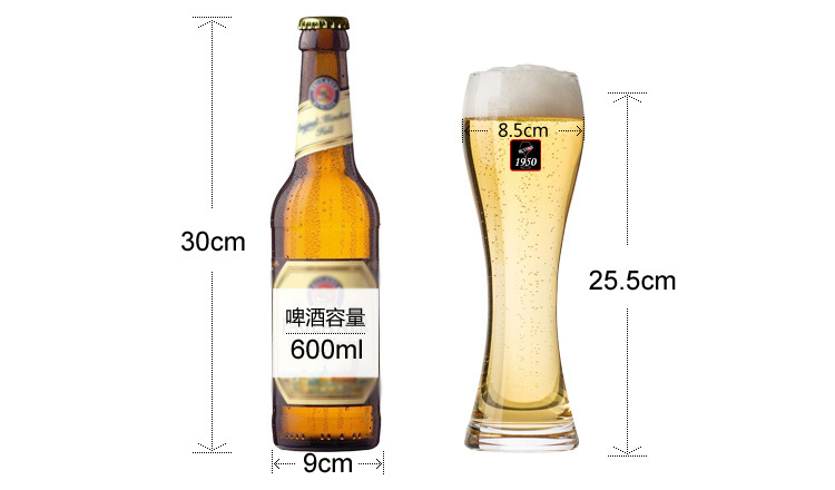 Ly Uống Bia, Trái Cây 1950 500ml ( 2 Ly)