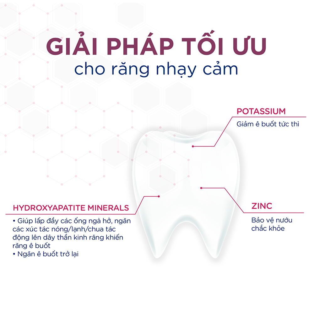 Combo 3 Kem Đánh Răng P/S Sensitive Expert Giảm Ê Buốt Trắng Răng (100g/tuýp)