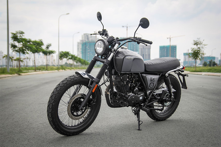 Xe Mô Tô Brixton Café Racer BX150R - Bạc