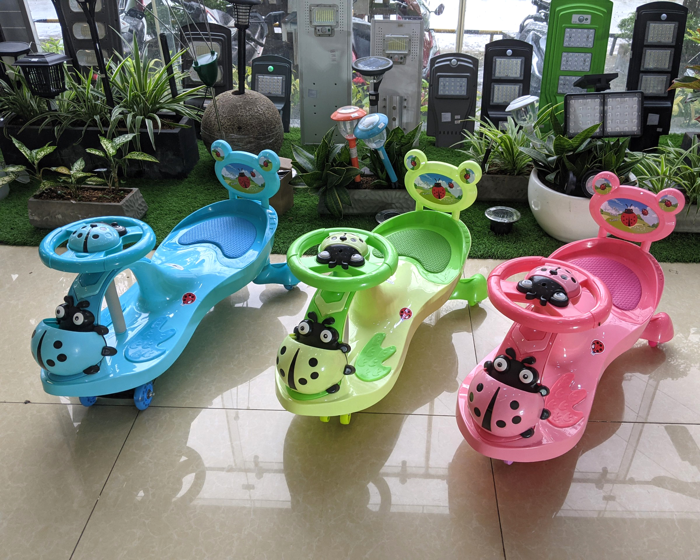 xe lắc tay cho bé có nhạc baby plaza hzl-288-1 3