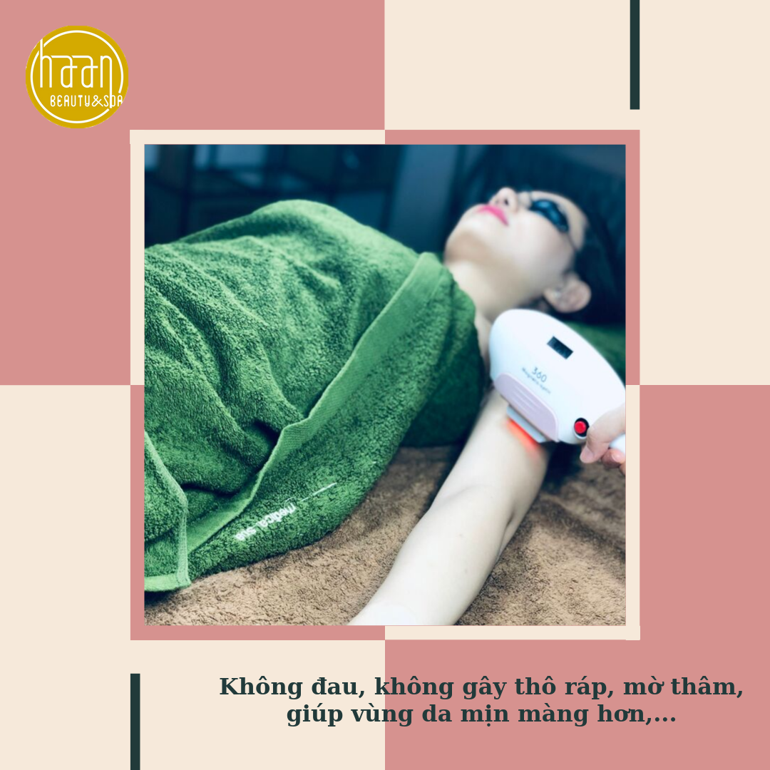 Triệt Lông Nách Công Nghệ Laser Diode Tại Haan Spa