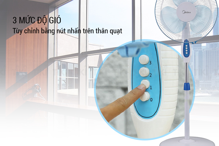 Quạt Đứng MIDEA FS40-11VA - Hàng Chính Hãng