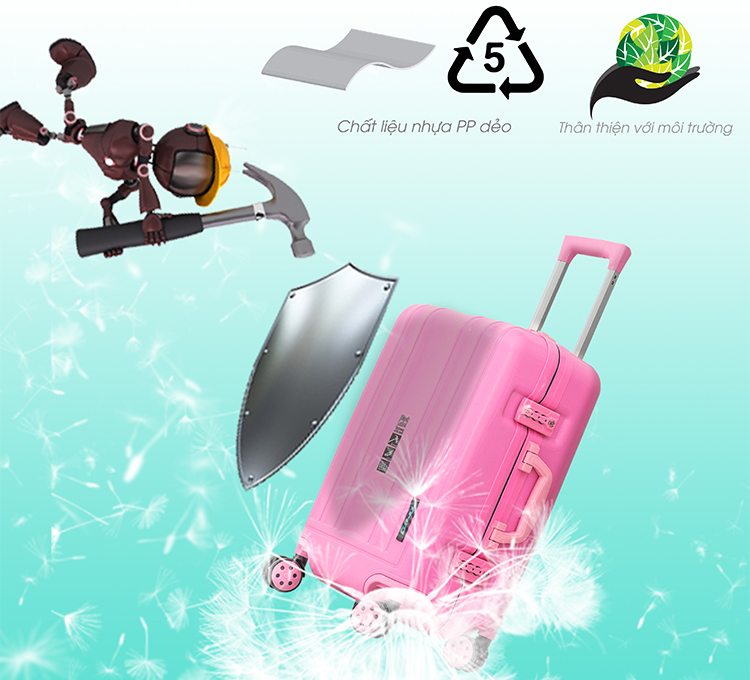 Vali Chống Trộm Trip A09 Size 60cm (24inch)