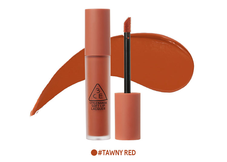 Son Kem Lì 3CE Soft Lip Lacquer - Tawny Red