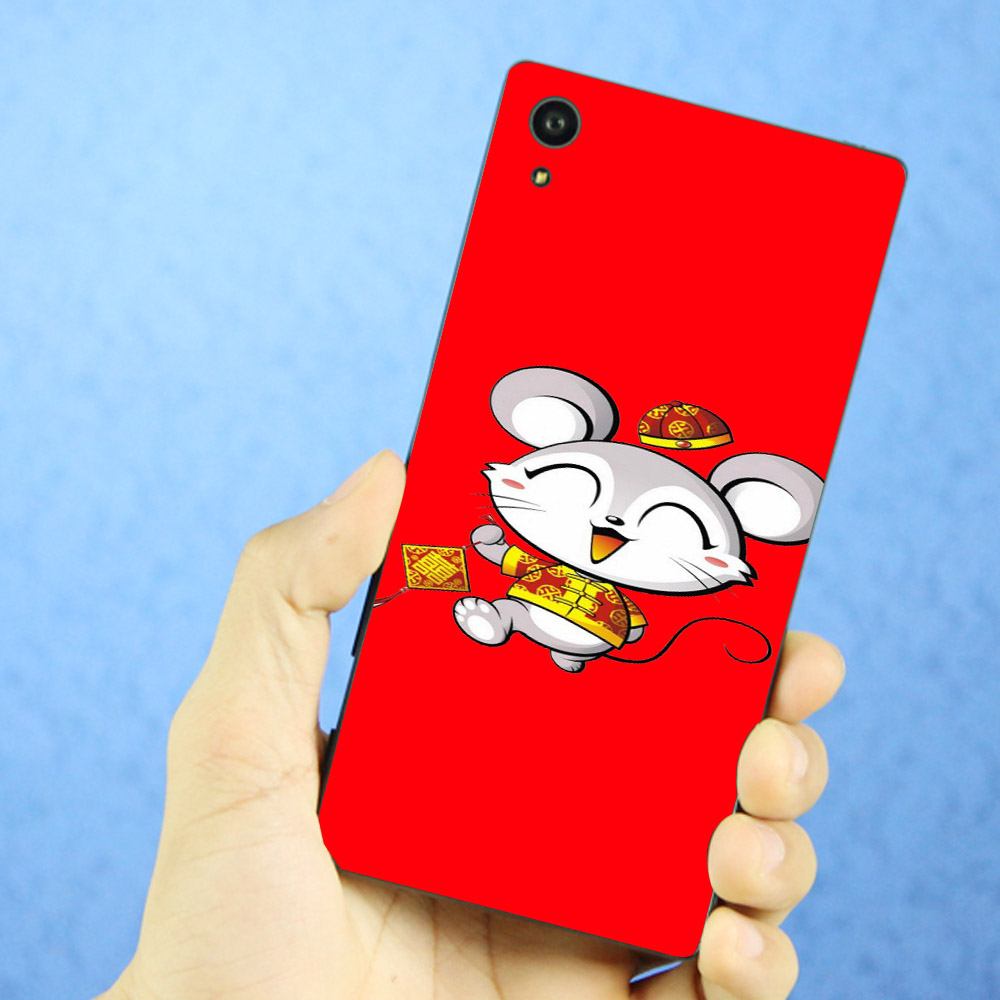 Ốp điện thoại dành cho máy Sony Xperia XA1 Plus - Chuột vui tết 02 MS CVT02
