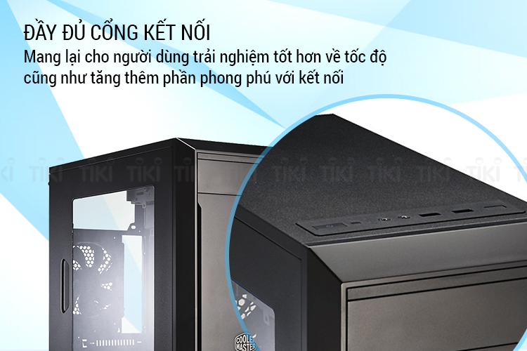 Vỏ case Cooler Master Masterbox LITE 3 - Hàng Chính Hãng