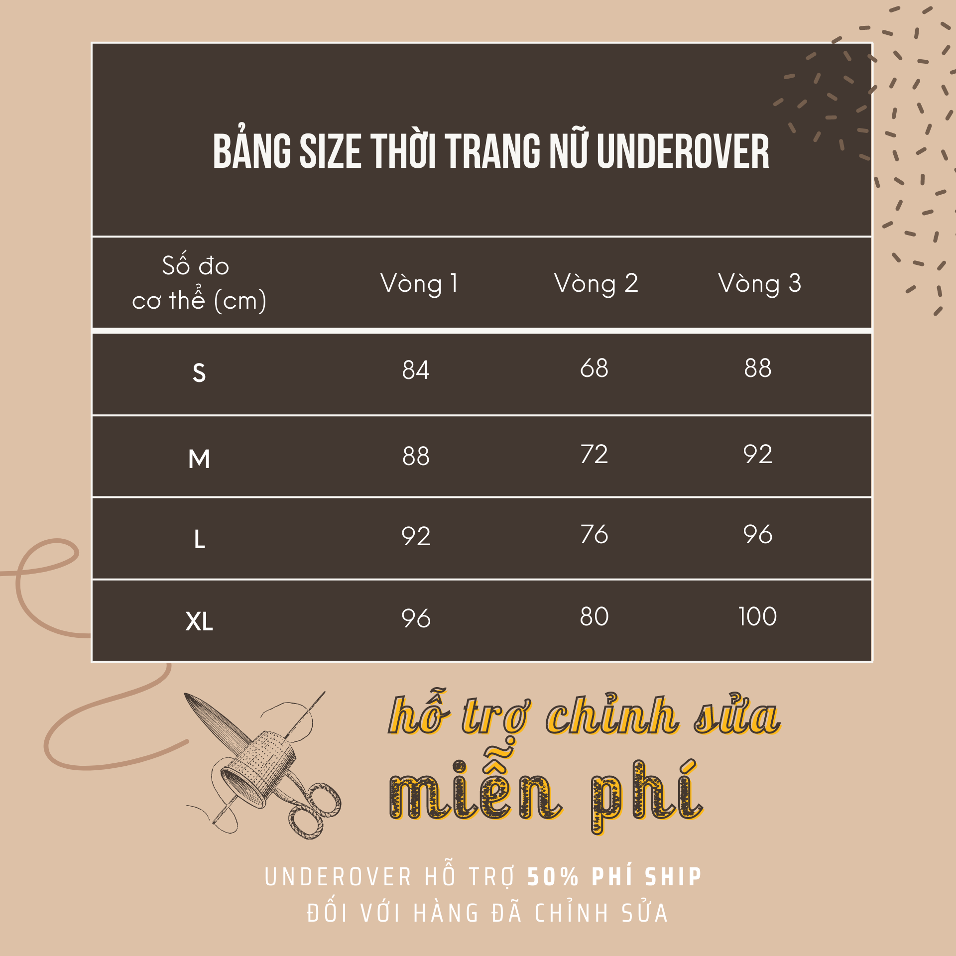 Đầm hoa nhỏ nhấn ren eo - UnderOver
