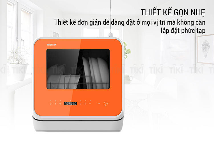 Máy Rửa Chén Toshiba DWS-22AVN(D) - Hàng Chính Hãng