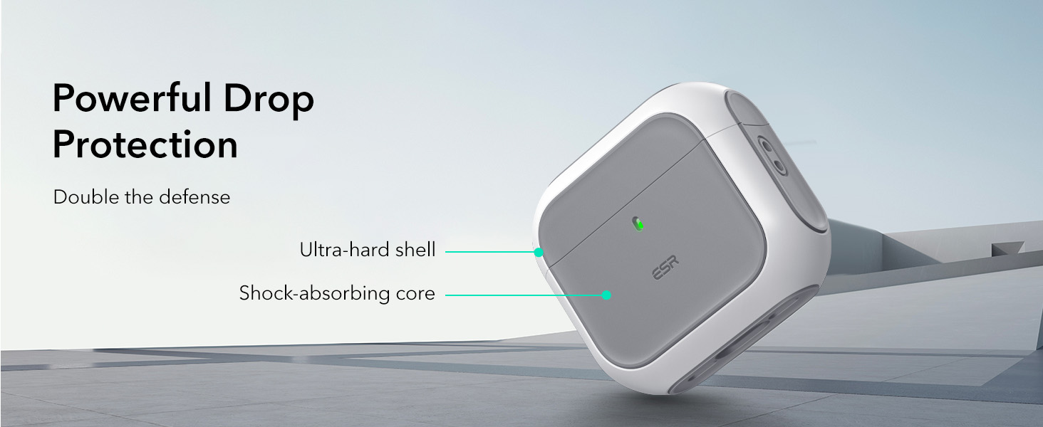 Bao Case ESR Orbit Hybrid Case with HaloLock cho AirPods 4 - Hàng Chính Hãng